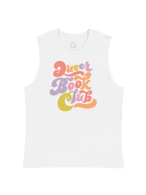 Queer Book Club Unisex Tank Top (Print Shop) sold by Out of Print