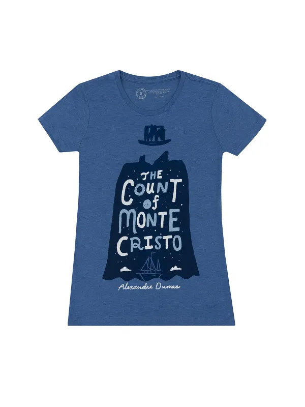 The Count of Monte Cristo women's crew t-shirt made by Out of Print
