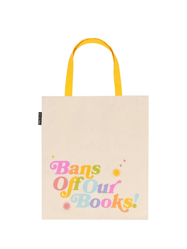 Bans off our Books tote bag sold by Out of Print