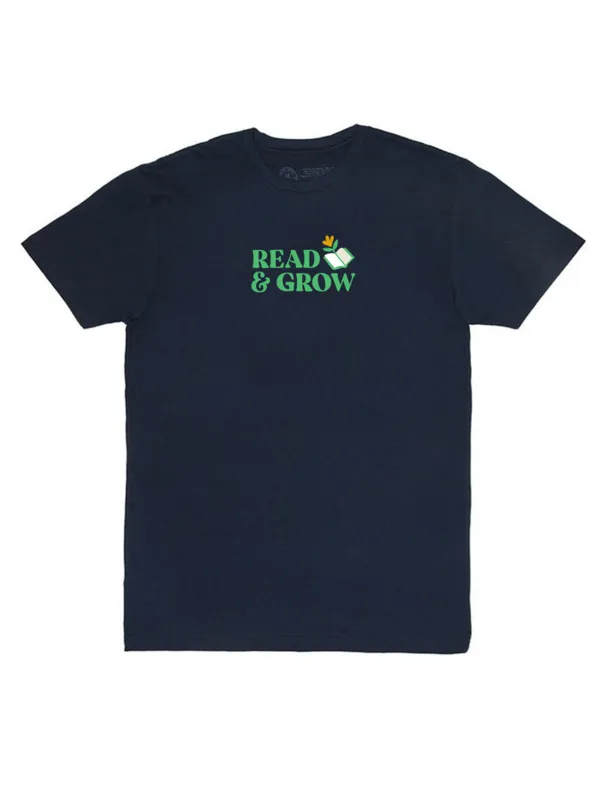 Read & Grow Unisex T-Shirt (Print Shop) sold by Out of Print