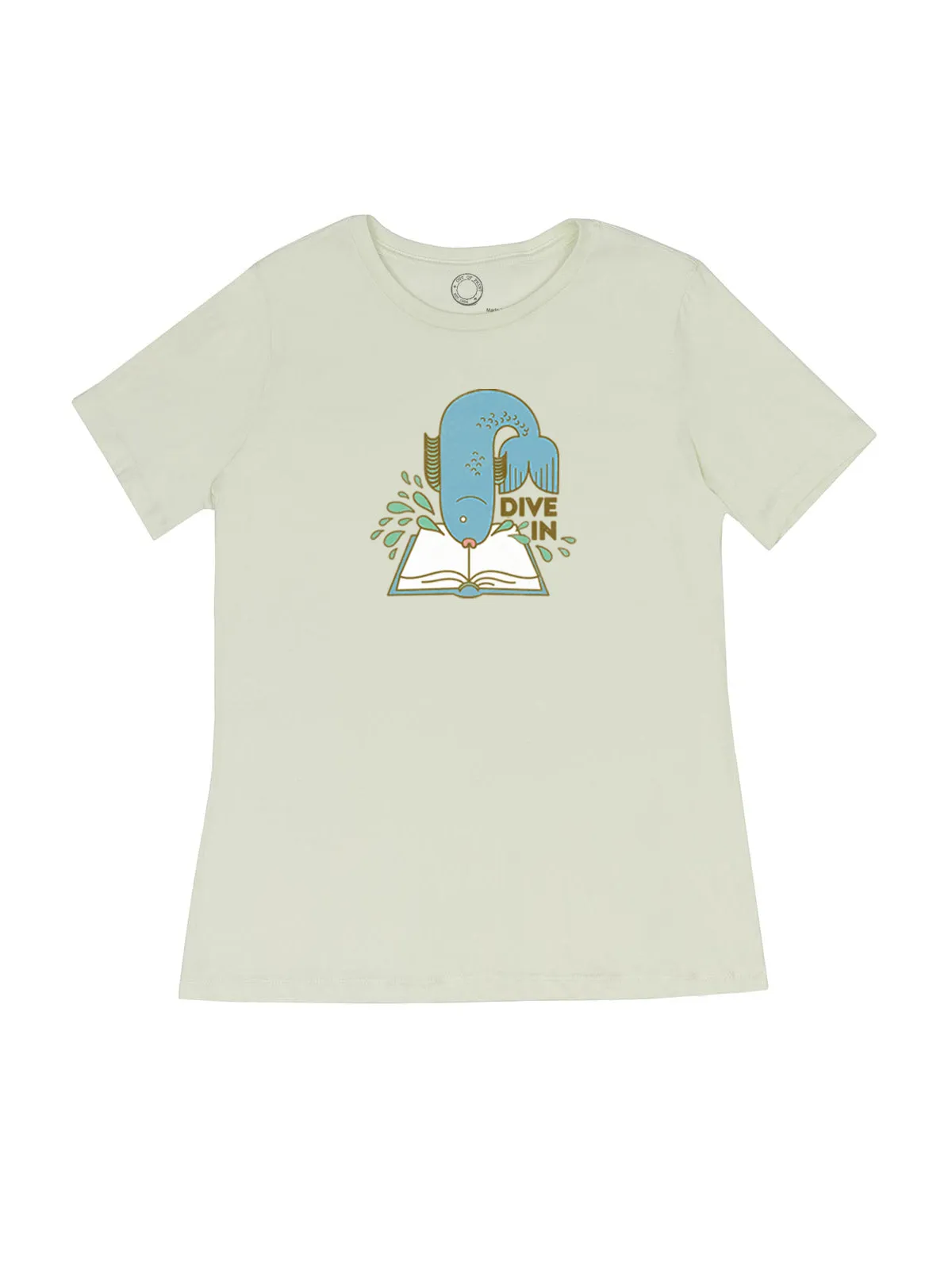 Dive In – women's crew t-shirt (Print Shop) sold by Out of Print product image thumbnail 4