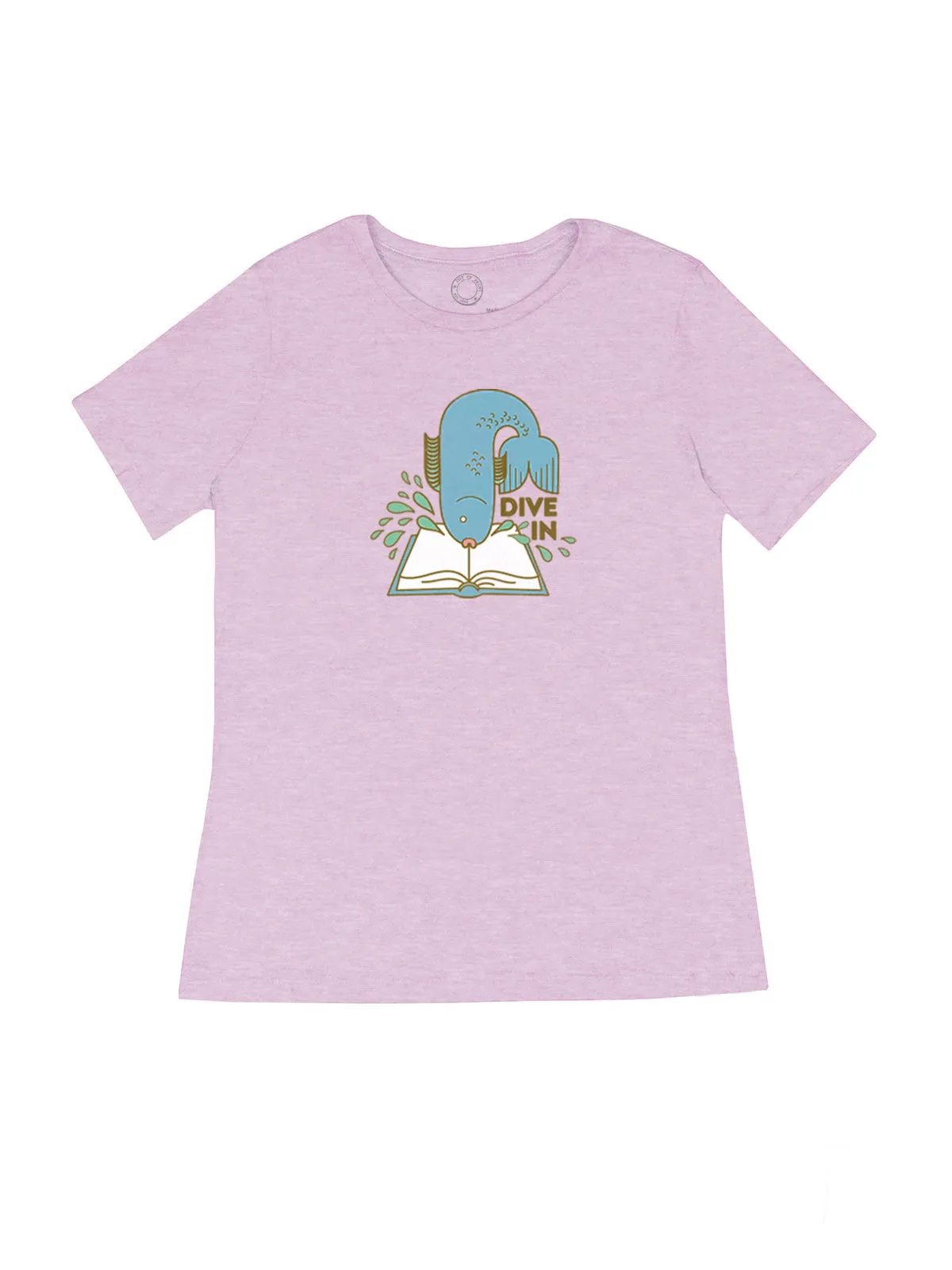 Dive In – women's crew t-shirt (Print Shop) sold by Out of Print product image thumbnail 5
