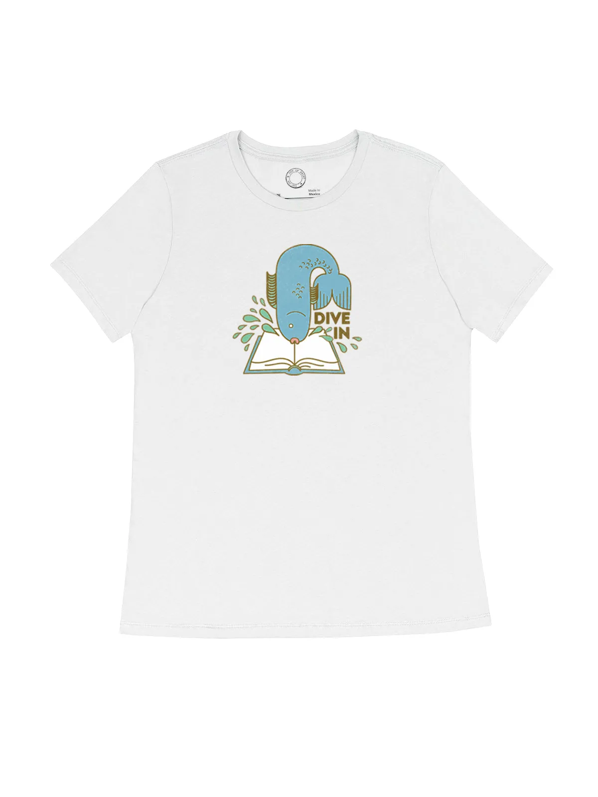 Dive In – women's crew t-shirt (Print Shop) sold by Out of Print product image thumbnail 3