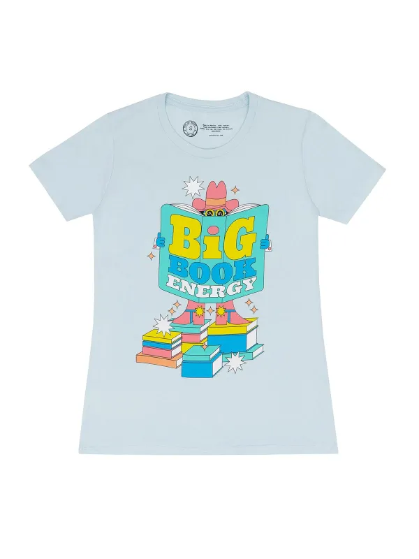Big Book Energy Women's Crew T-Shirt sold by Out of Print
