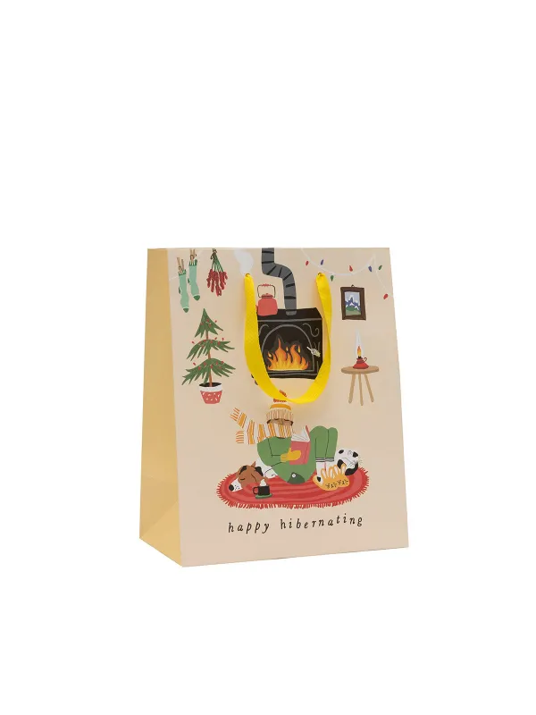 Happy Hibernating small gift bag sold by Out of Print