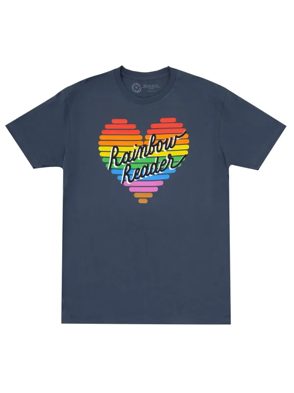 Rainbow Reader Unisex T-Shirt sold by Out of Print