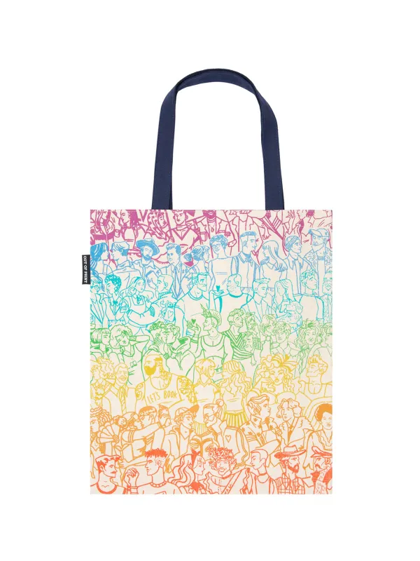 Rainbow Readers tote bag sold by Out of Print