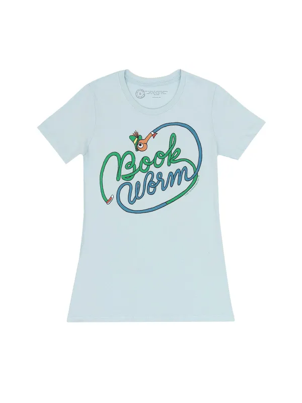 Richard Scarry Bookworm Women’s Crew T-Shirt sold by Out of Print