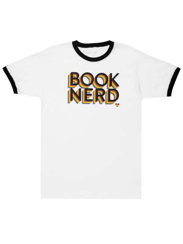 Book Nerd Pride Unisex Ringer T-Shirt sold by Out of Print