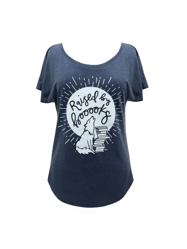 Raised by Books Women’s Relaxed Fit T-Shirt sold by Out of Print