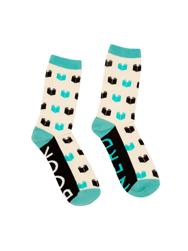 Book Nerd socks sold by Out of Print
