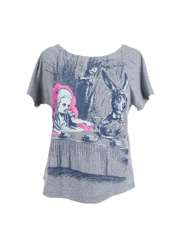Alice in Wonderland Womenâs Relaxed Fit T-Shirt sold by Out of Print