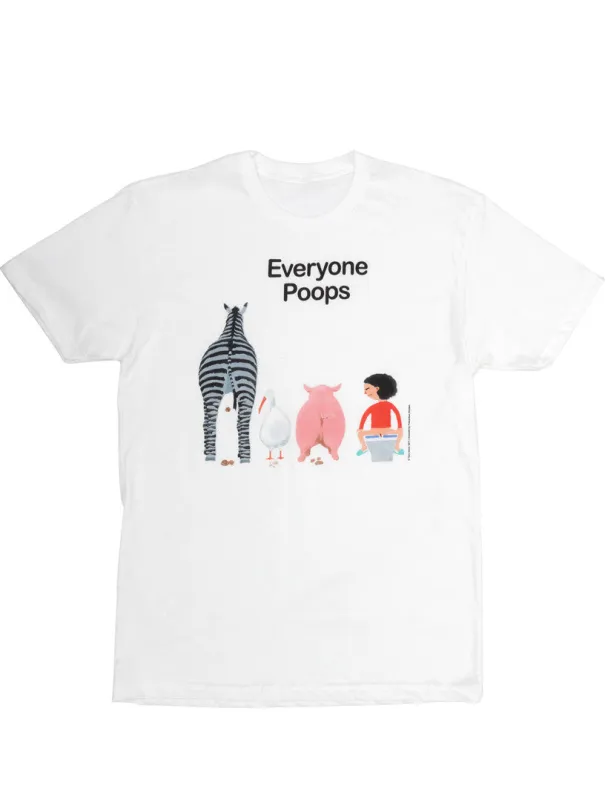 Everyone Poops Unisex T-Shirt sold by Out of Print