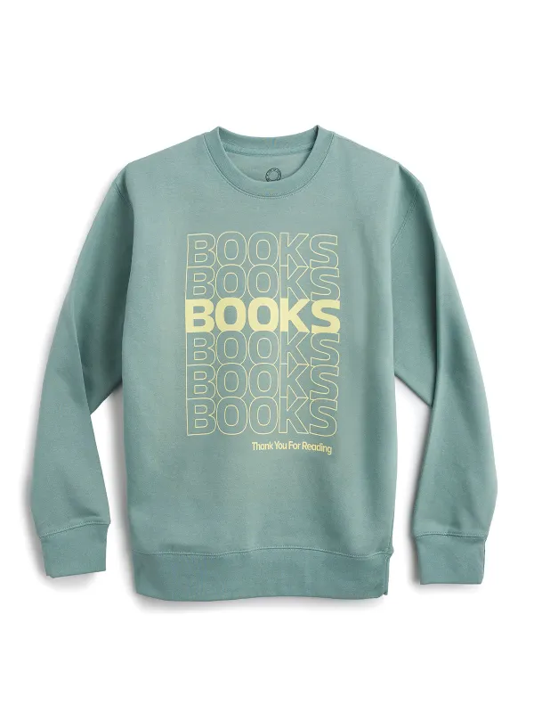 Thank You For Reading Unisex Sweatshirt (Print Shop) made by Out of Print