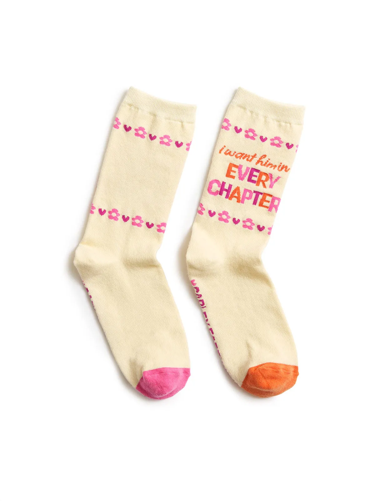 Carley Fortune: Every Chapter socks sold by Out of Print