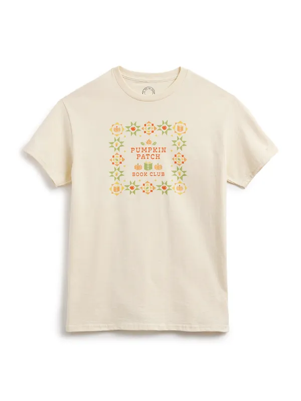 Pumpkin Patch Book Club unisex t-shirt made by Out of Print