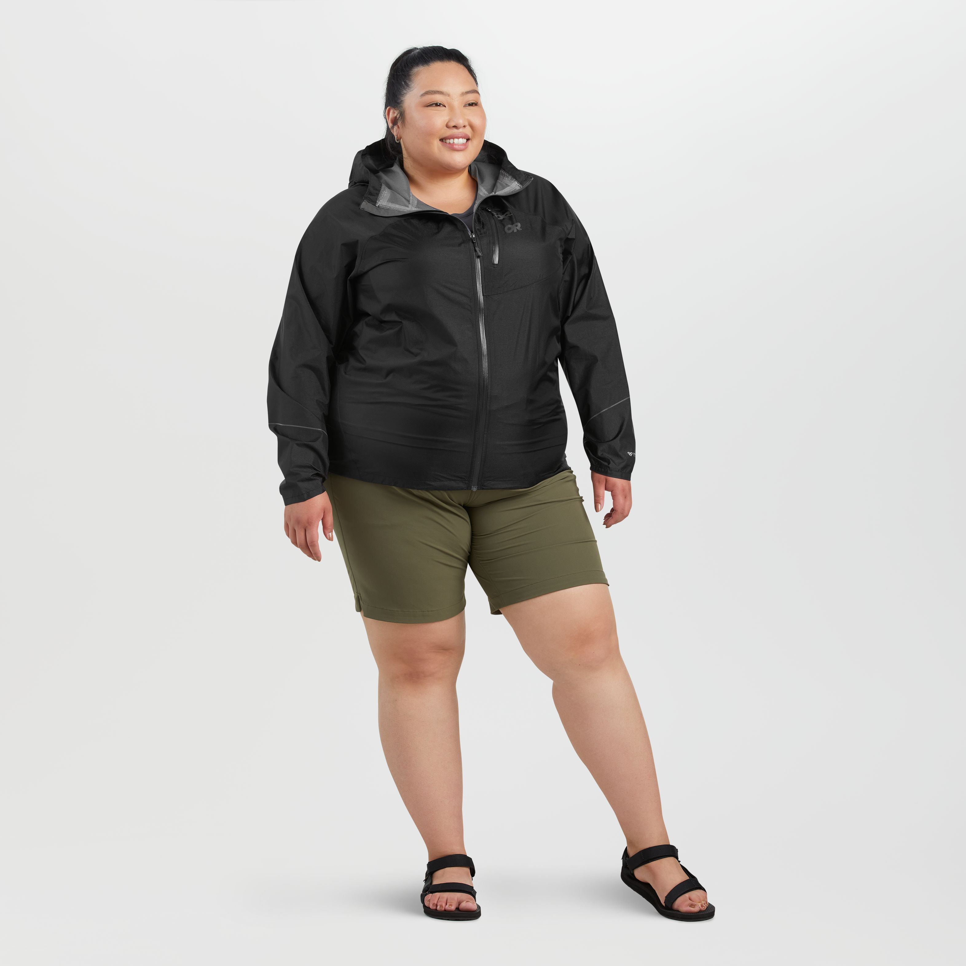 Women's Helium Rain Plus Size Jacket - 2022 sold by Outdoor Research product image thumbnail 3