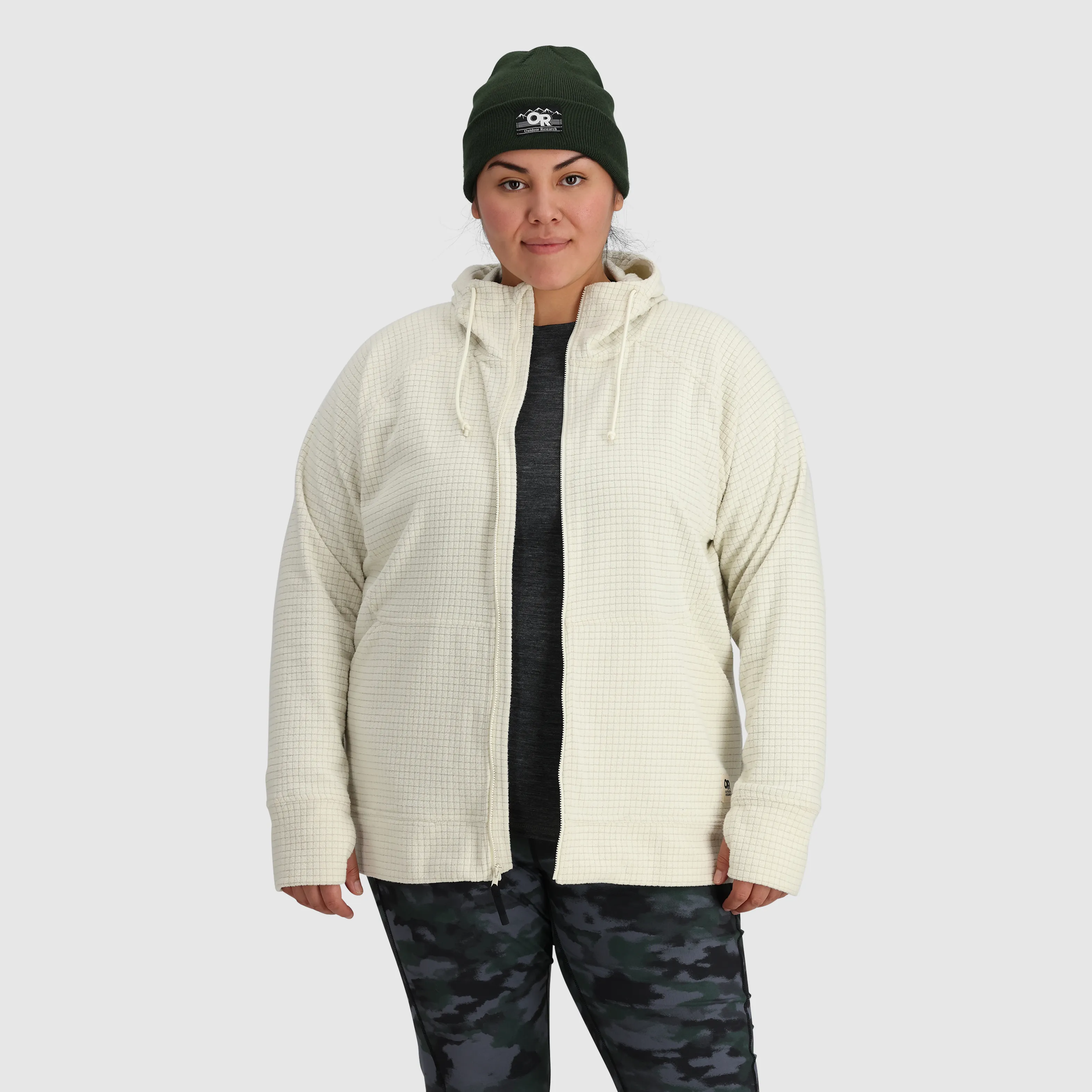 Women's Mega Trail Mix Fleece Full Zip Hoodie-Plus - Final Sale sold by Outdoor Research product image thumbnail 4