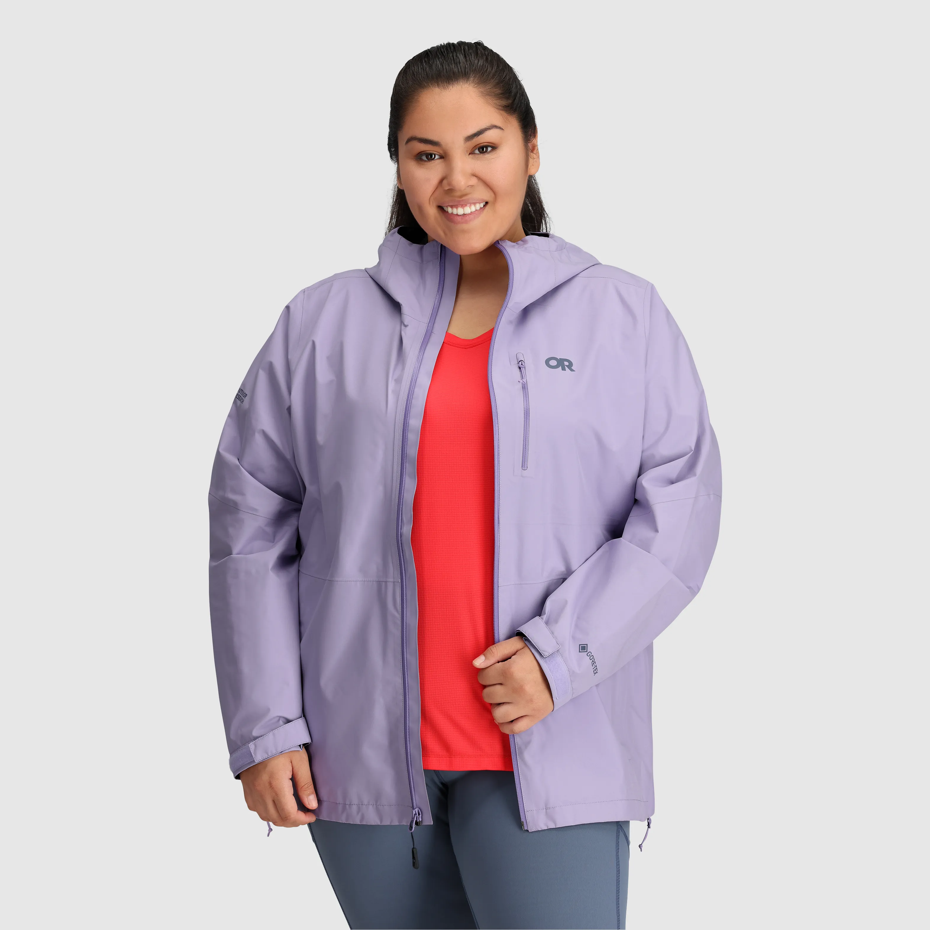Women's Aspire II GORE-TEX Plus Size Rain Jacket sold by Outdoor Research product image thumbnail 5