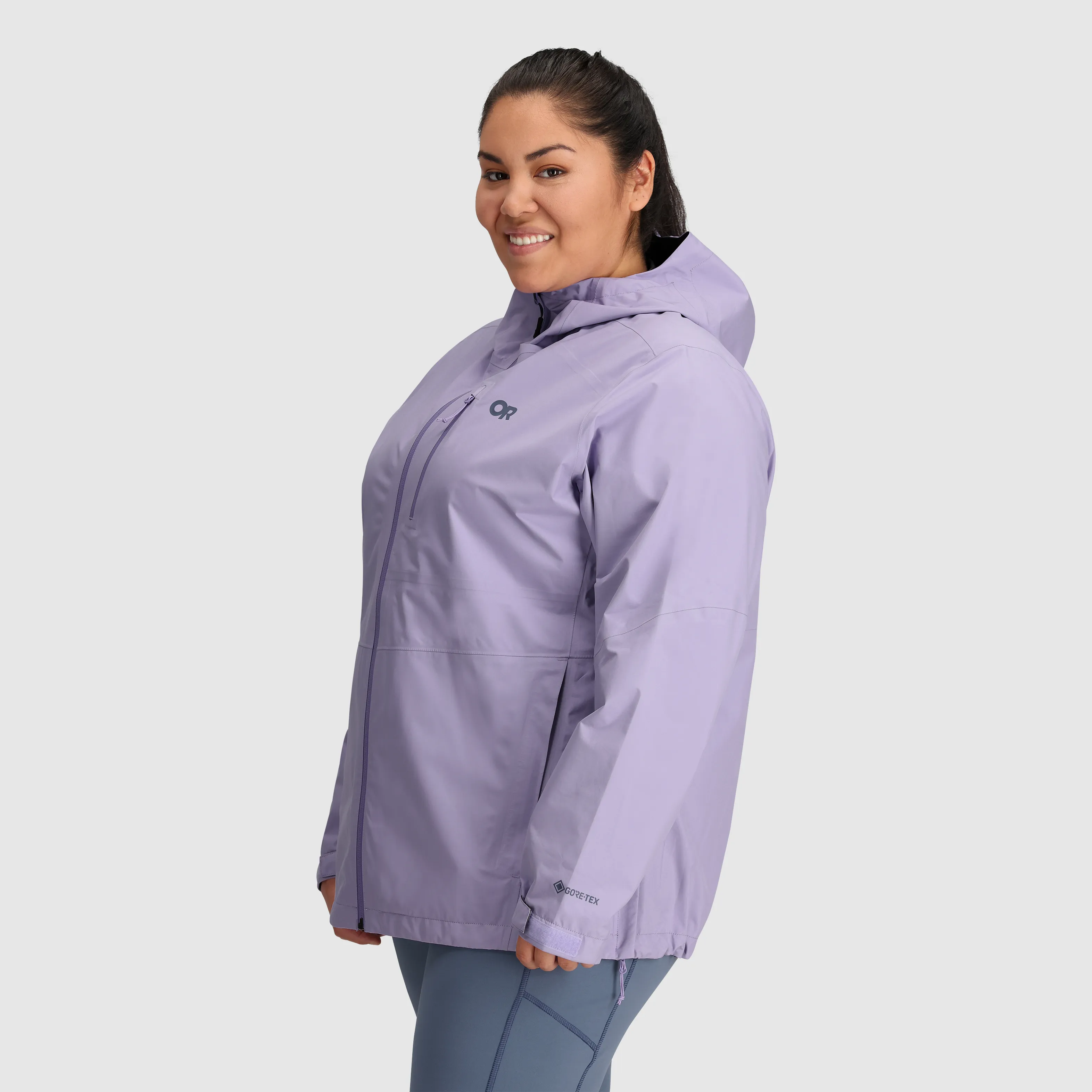 Women's Aspire II GORE-TEX Plus Size Rain Jacket sold by Outdoor Research product image thumbnail 4