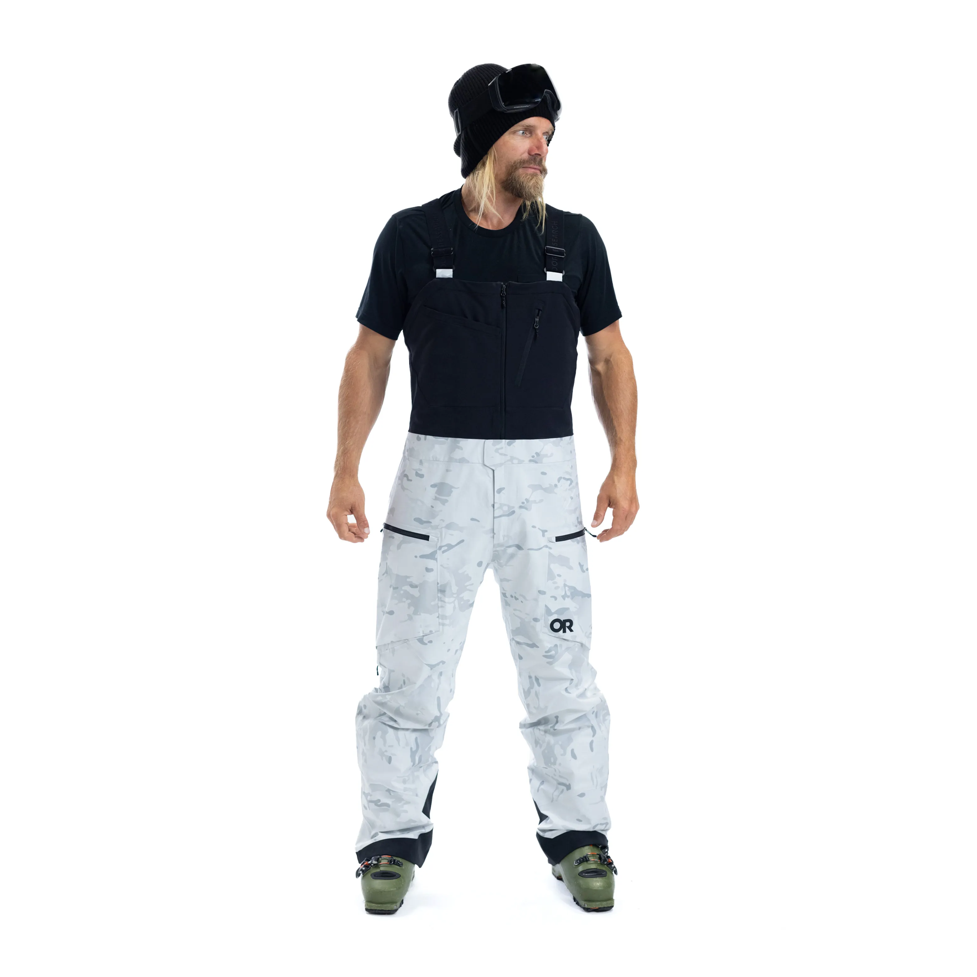 OR x Mark Abma Multicam Alpine™ Skytour Ascentshell™ Bibs sold by Outdoor Research