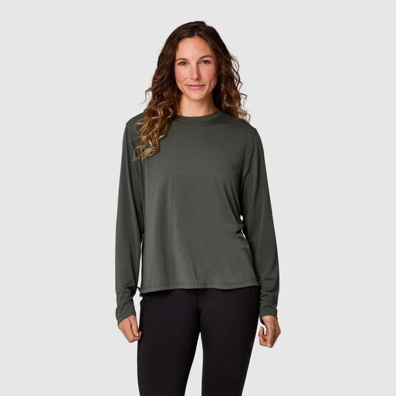 Women's Eclipse Sun Long Sleeve Tee made by Outdoor Research