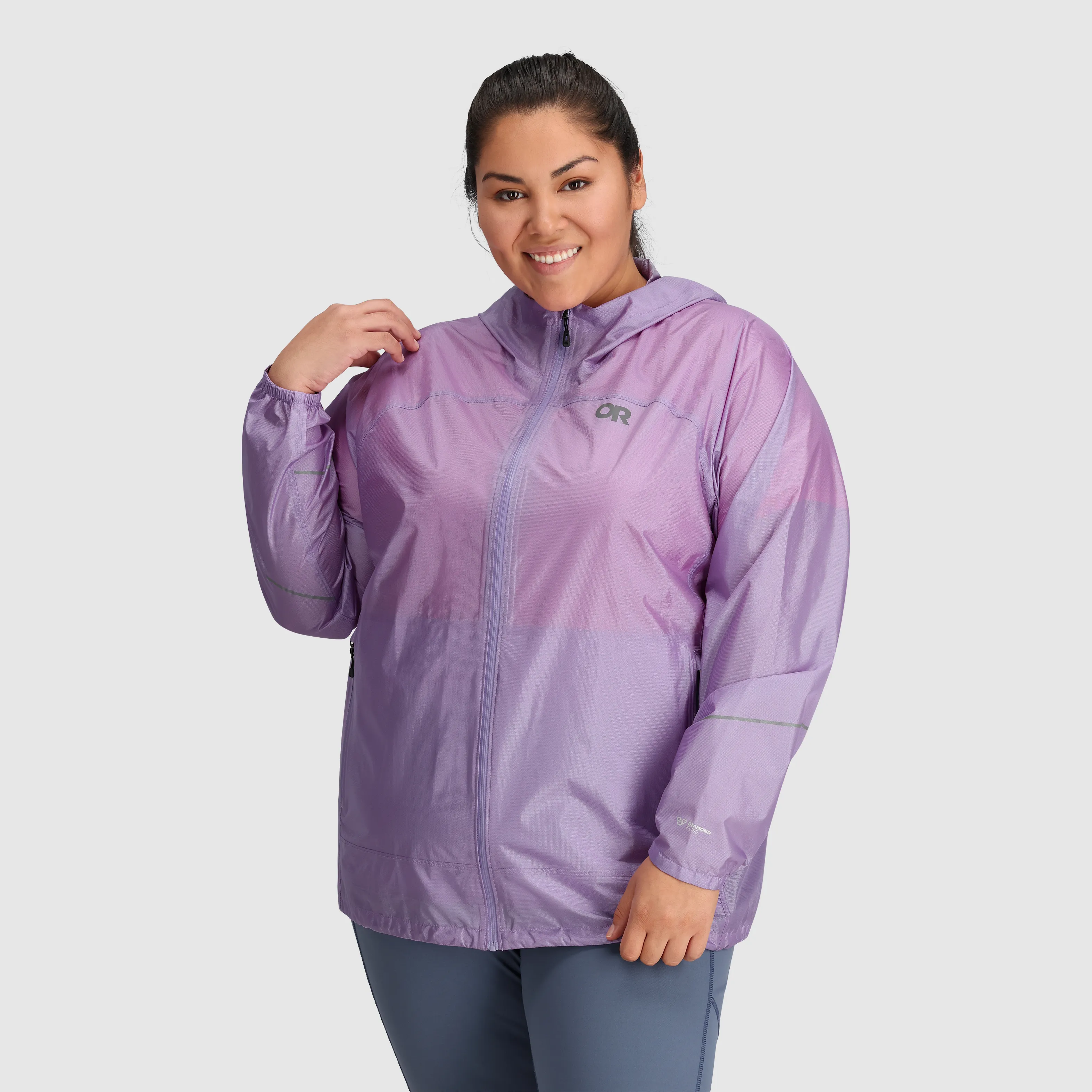 Women's Helium Rain Jacket - Plus - Final Sale sold by Outdoor Research