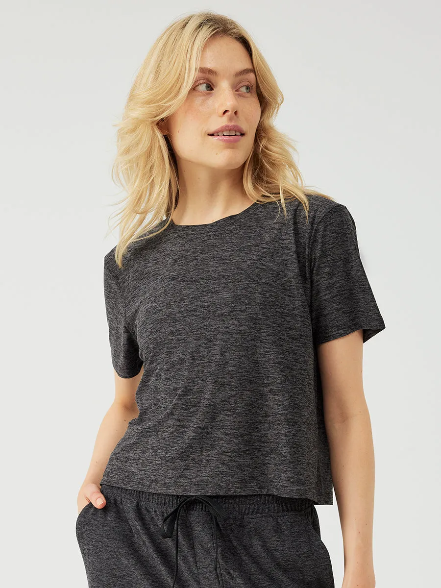 CloudKnit Boxy Shortsleeve sold by Outdoor Voices