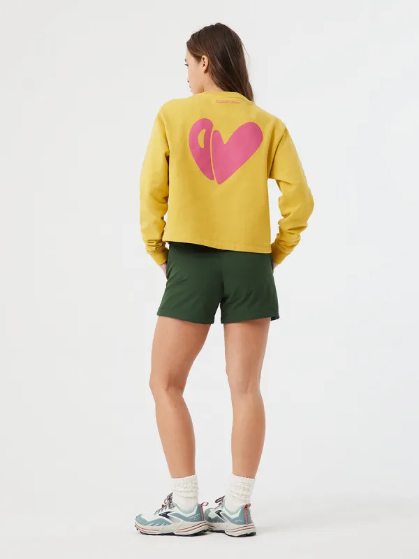 Love Without OV Cropped Sweatshirt sold by Outdoor Voices