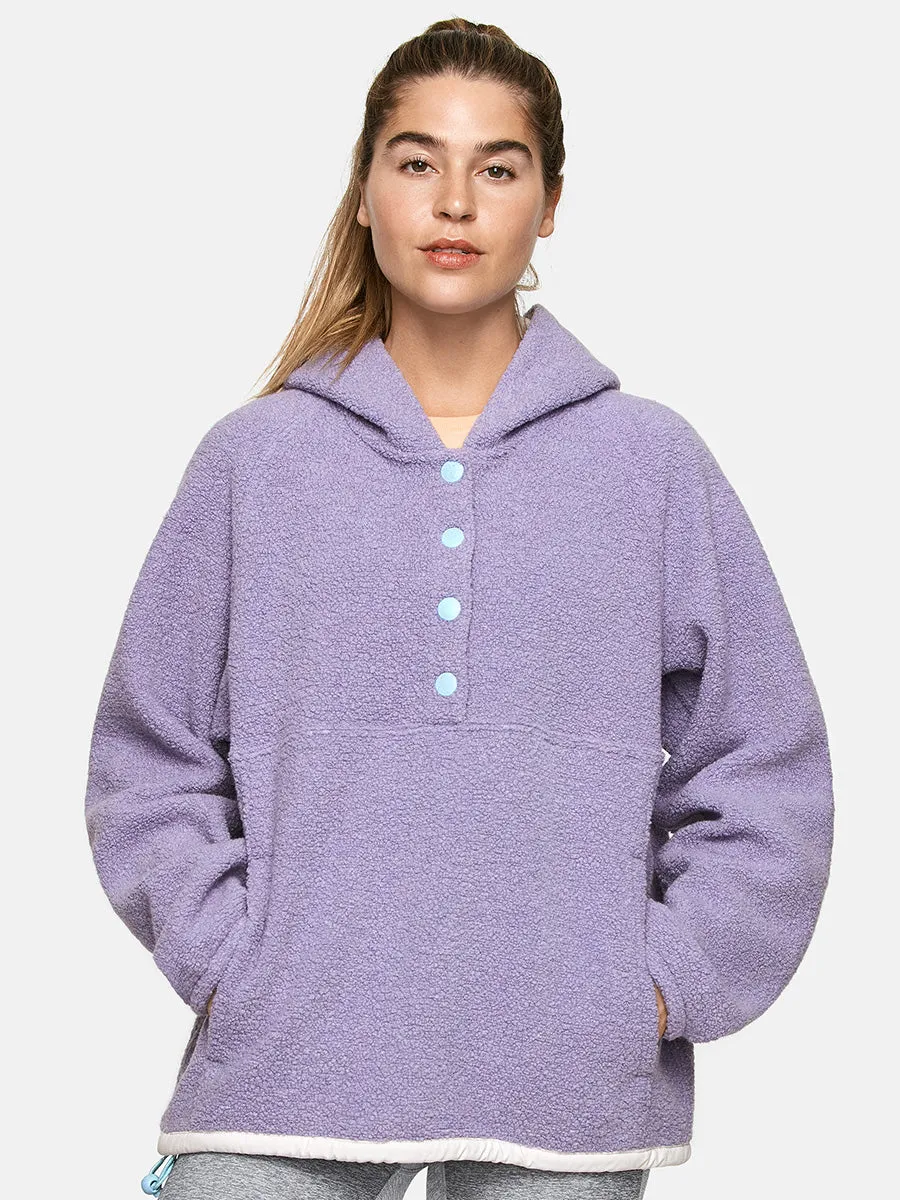 MegaFleece Snap Up Hoodie sold by Outdoor Voices product image thumbnail 5