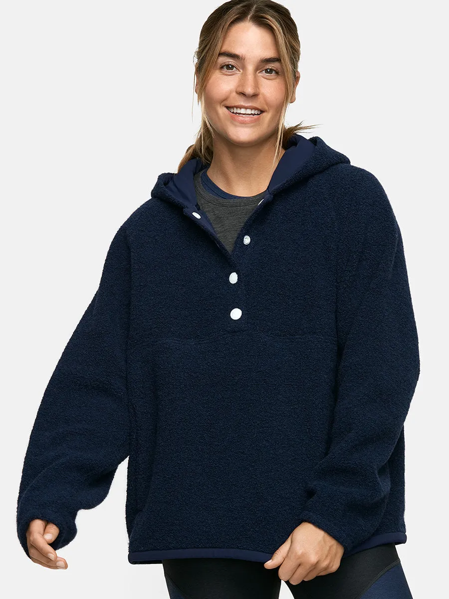 MegaFleece Snap Up Hoodie sold by Outdoor Voices product image thumbnail 4