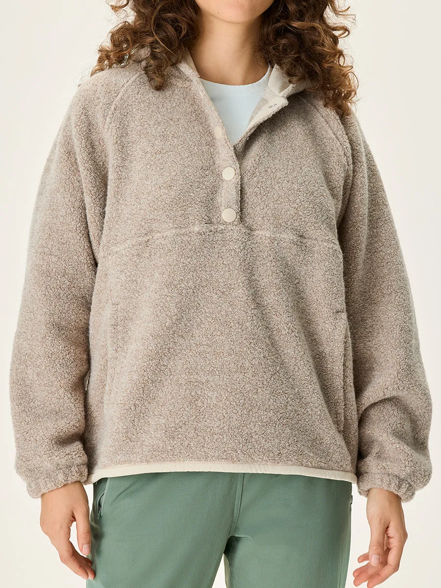 MegaFleece Snap Up Hoodie sold by Outdoor Voices product image thumbnail 2