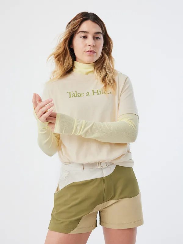 Take A Hike Shortsleeve sold by Outdoor Voices