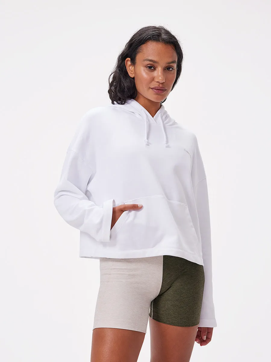 Cotton Terry Cropped Hoodie sold by Outdoor Voices product image thumbnail 2