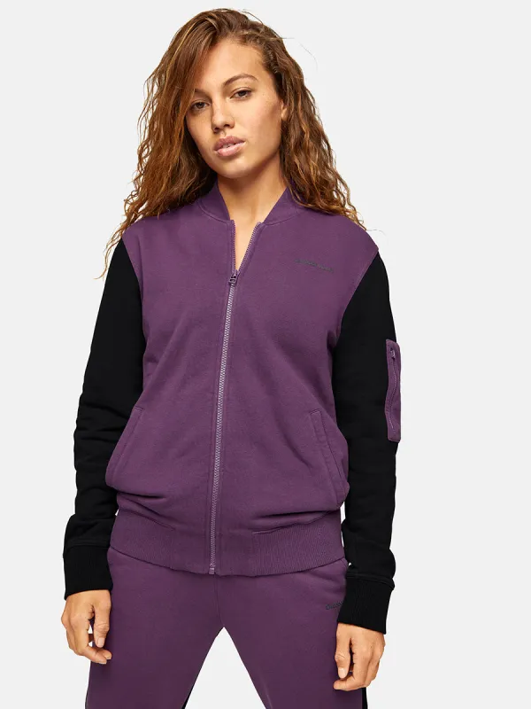 Cotton Terry Bomber sold by Outdoor Voices