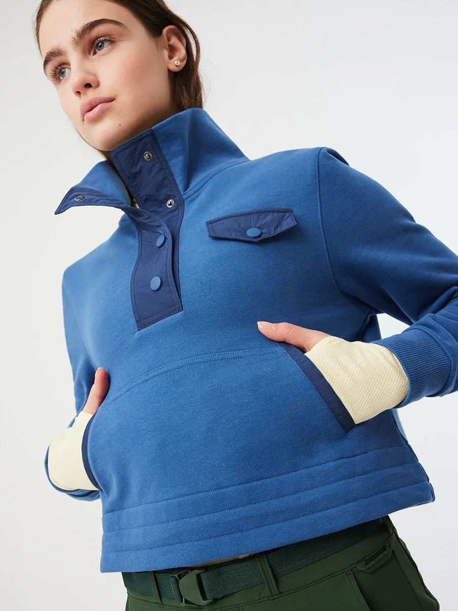 Organic Cotton Terry Snap Sweatshirt sold by Outdoor Voices product image thumbnail 2