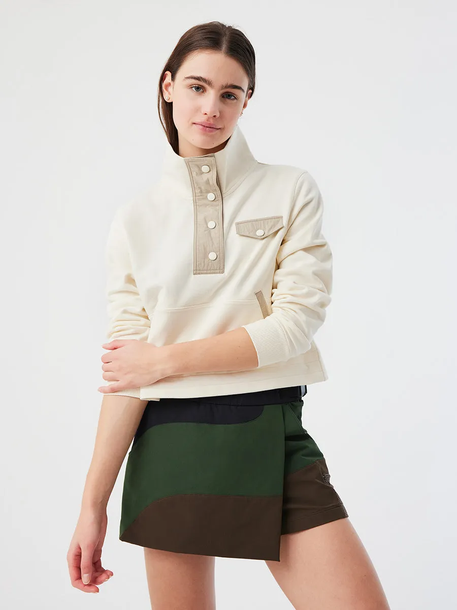 Organic Cotton Terry Snap Sweatshirt sold by Outdoor Voices product image thumbnail 3