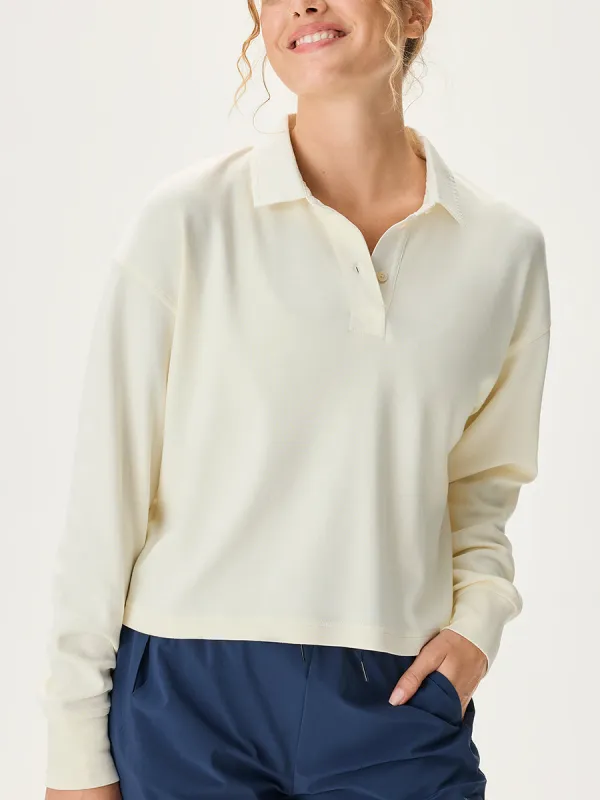 Rugby Cropped Longsleeve sold by Outdoor Voices