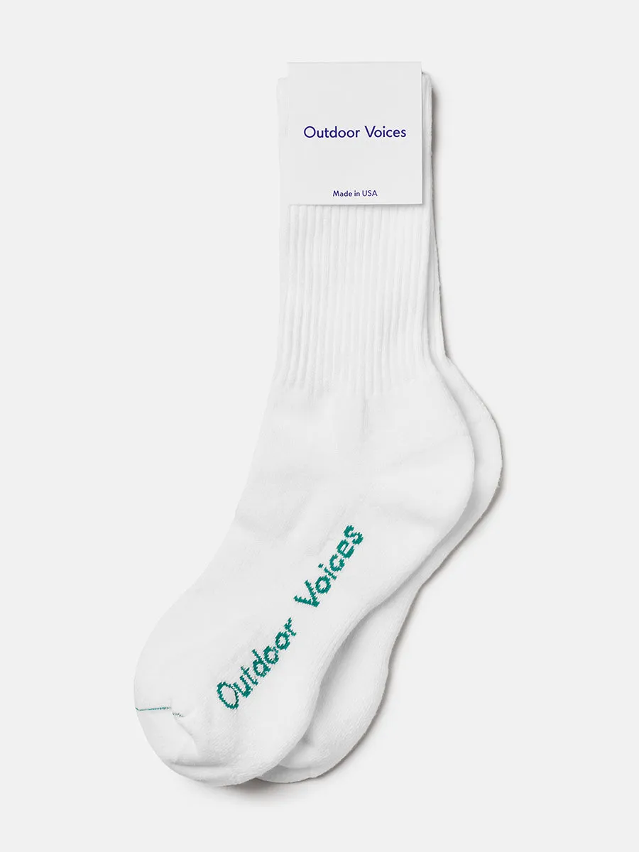 Solid Crew Sock sold by Outdoor Voices product image thumbnail 2
