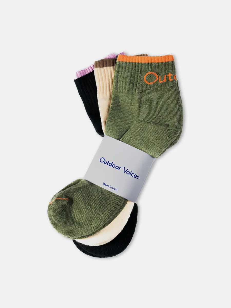 OV Rec Ankle Tipped Sock 3-Pack sold by Outdoor Voices product image thumbnail 2
