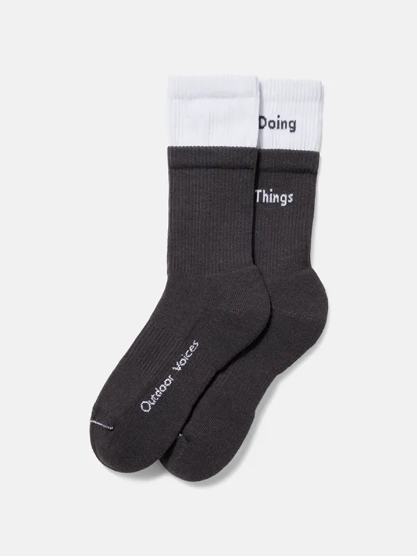 Doubles Crew Sock made by Outdoor Voices