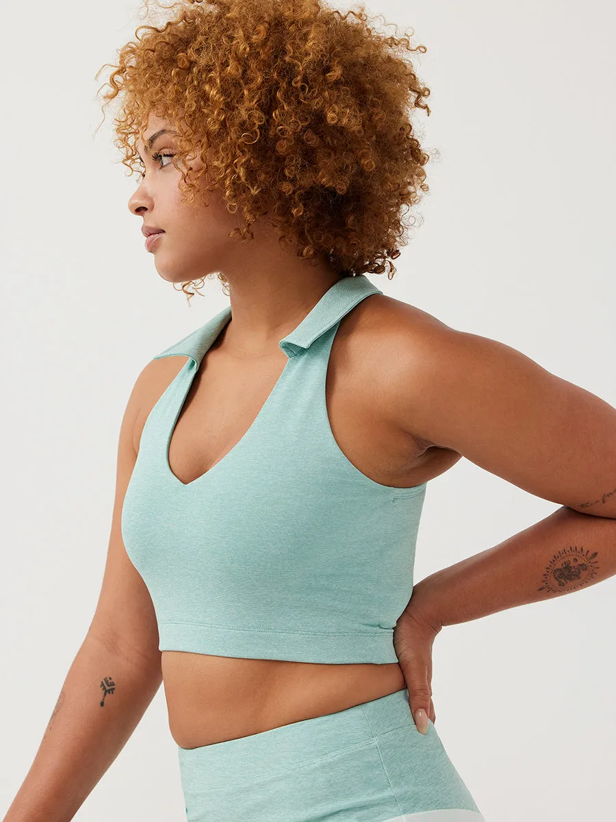 Warmup Collared Crop Top sold by Outdoor Voices product image thumbnail 5