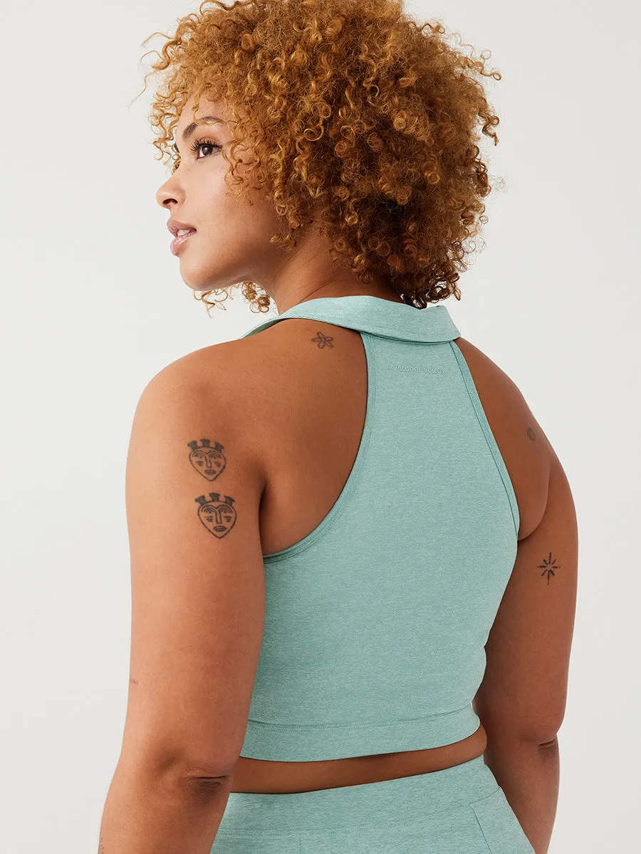 Warmup Collared Crop Top sold by Outdoor Voices product image thumbnail 3
