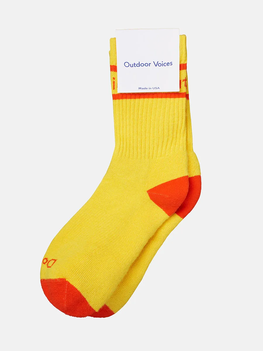 OV Club Crew Sock sold by Outdoor Voices