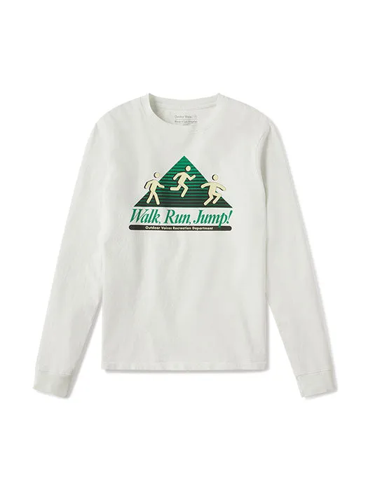 Walk, Run, Jump Graphic Longsleeve sold by Outdoor Voices product image thumbnail 5