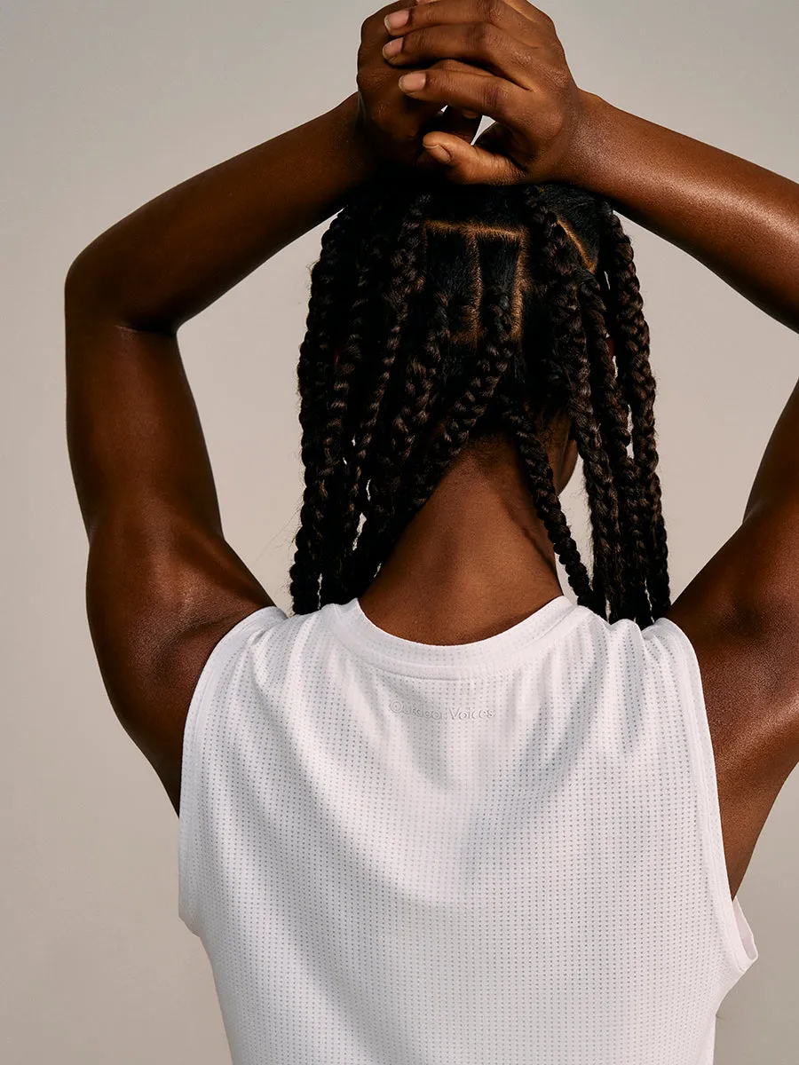 ThinkFast Mesh Muscle Tank sold by Outdoor Voices product image thumbnail 3