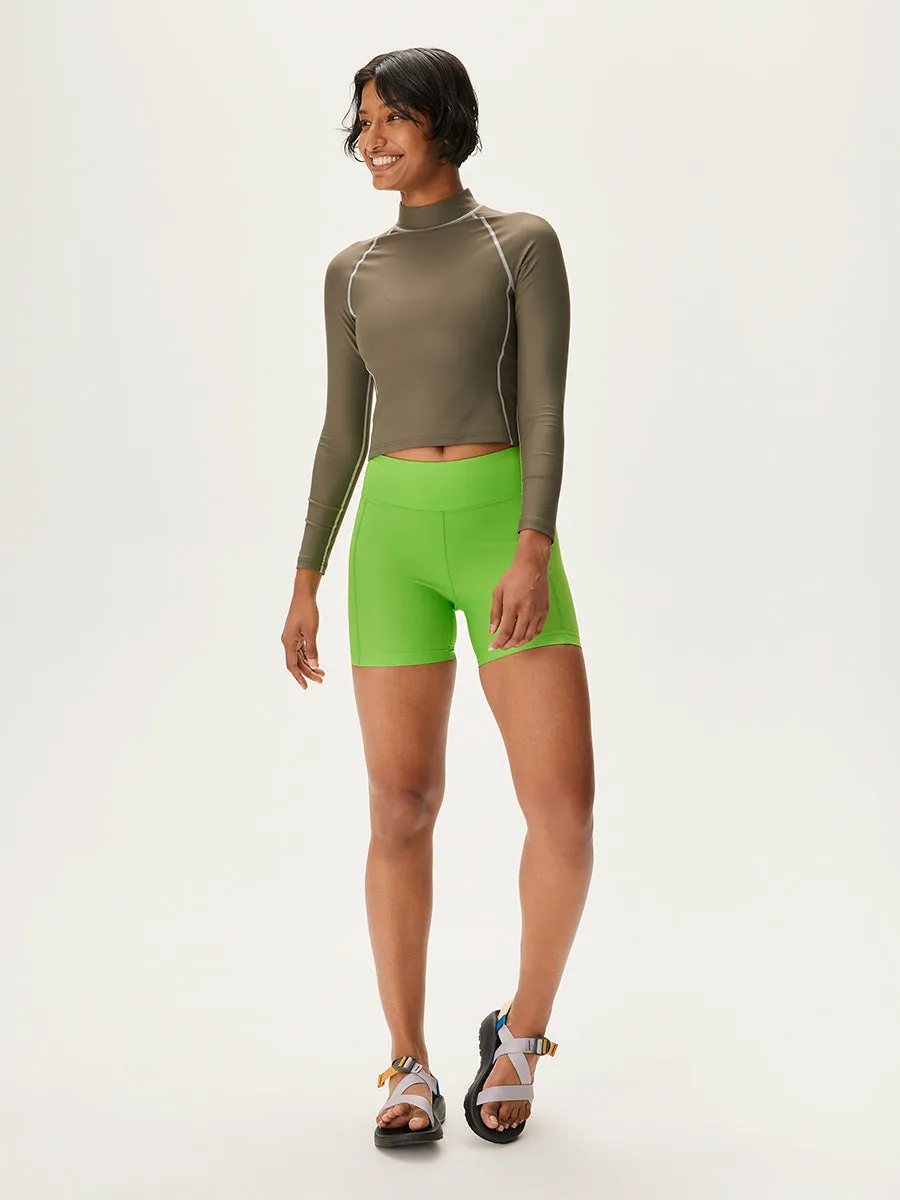 SplashKnit Cropped Longsleeve Rashguard sold by Outdoor Voices product image thumbnail 5