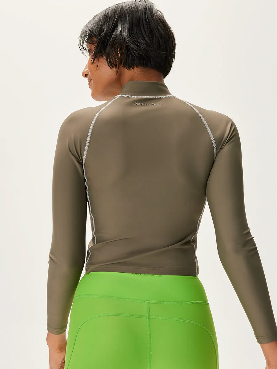 SplashKnit Cropped Longsleeve Rashguard sold by Outdoor Voices product image thumbnail 2