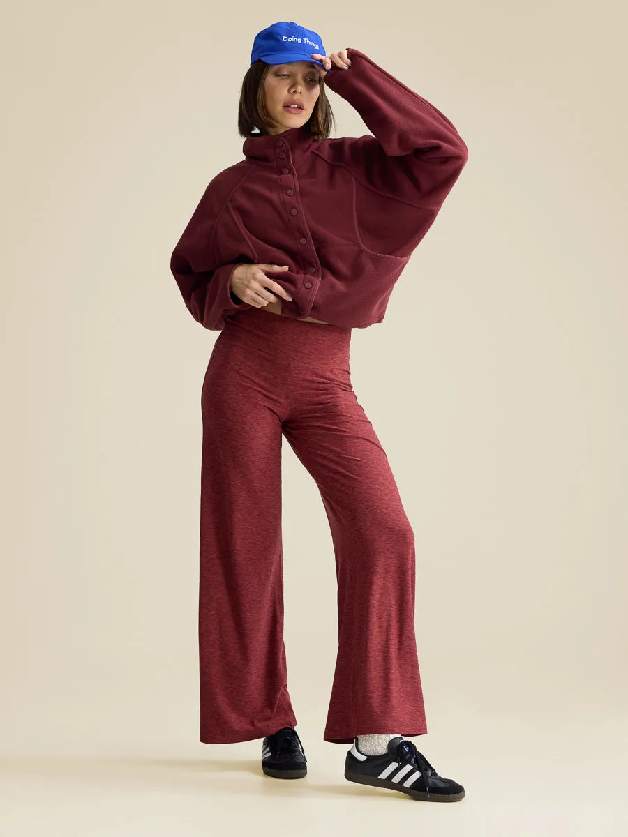 CloudKnit High Rise Wide Leg Pant sold by Outdoor Voices product image thumbnail 4