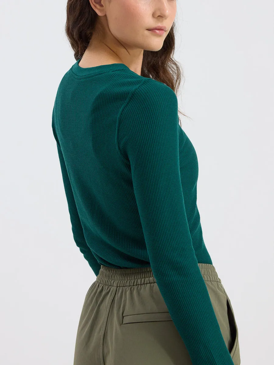 FastTrack Waffle Longsleeve sold by Outdoor Voices product image thumbnail 2